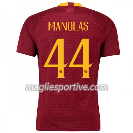 Completo Calcio AS Roma Manolas 44 Divisa Prima 2018/2019
